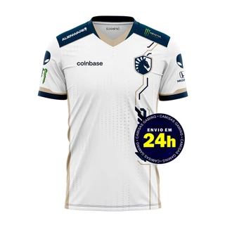 Uniforme Team Liquid Coinbase Branca | Envio em 24h!