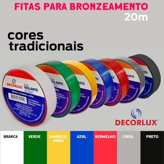 10 Fitas Para Bronzeamento 18mm x 20m - Decorlux/Decorbronze