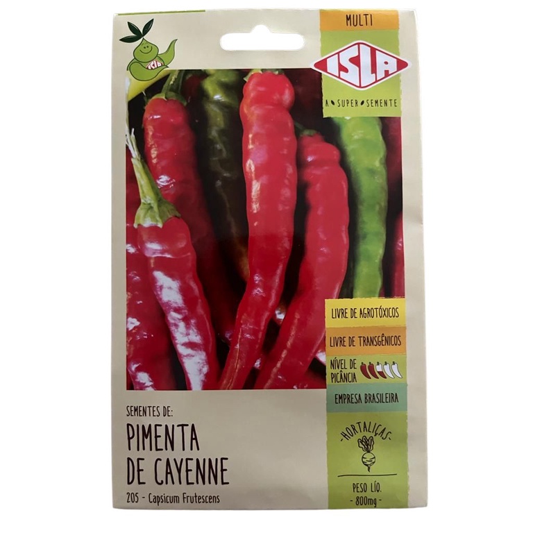 Sementes de Pimenta Ardida Cayenne Molhos Temperos Jardins Horta Vasos ...