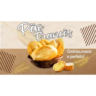 Adesivo Parede Cesta Pão Francês Pães Padaria Café Manhã