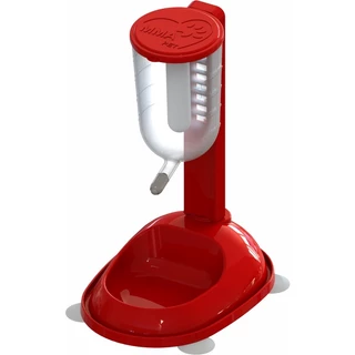 Bebedouro Comedouro Automático Para Cães Gatos Regulável Com Bilha STAR (COR VERMELHO)Promoção Envio Imediato