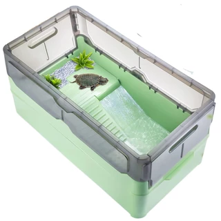 Aquaterrario Terrario Jeneca 46cm Para Tartaruga Com Filtro - Filtragem Completa