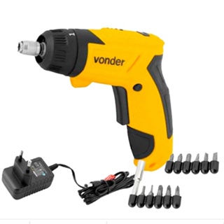 Parafusadeira a Bateria PBV120 3,6V com 12 Acessórios e Carregador Bivolt - VONDER