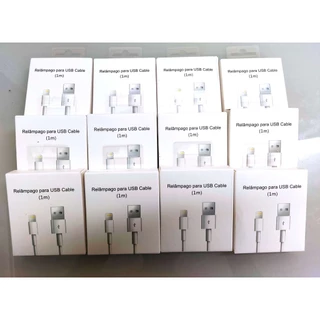 kit 12 Cabo Usb Lightning Para iPhone 5 6 7 8 X 11 (1 Metro)