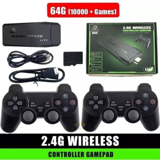 Console Game Stick Retrô 4K 10000 Jogos 2 Controles Sem Fio-ROG NA WE