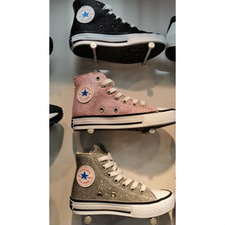 All star preto com 2024 glitter