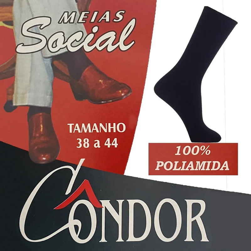 Kit 9 Pares De Meias Social Masculina De Qualidade Pronta Entrega Postagem Rápida