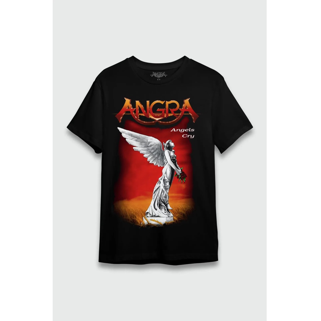 Camiseta Oficial Angra - Angels Cry | Shopee Brasil