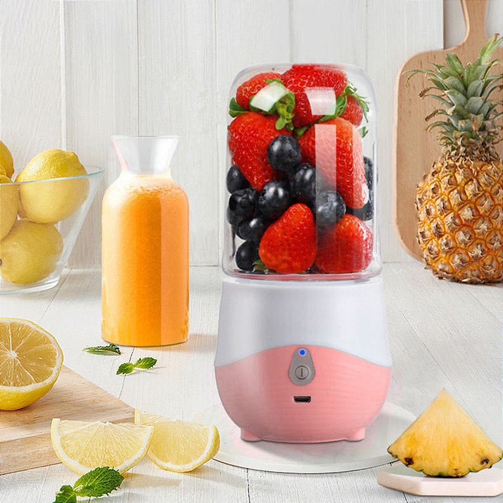 Mini Liquidificador Portátil Shakes Sucos Vitaminas Juice Cup Mixer USB ml Shopee Brasil