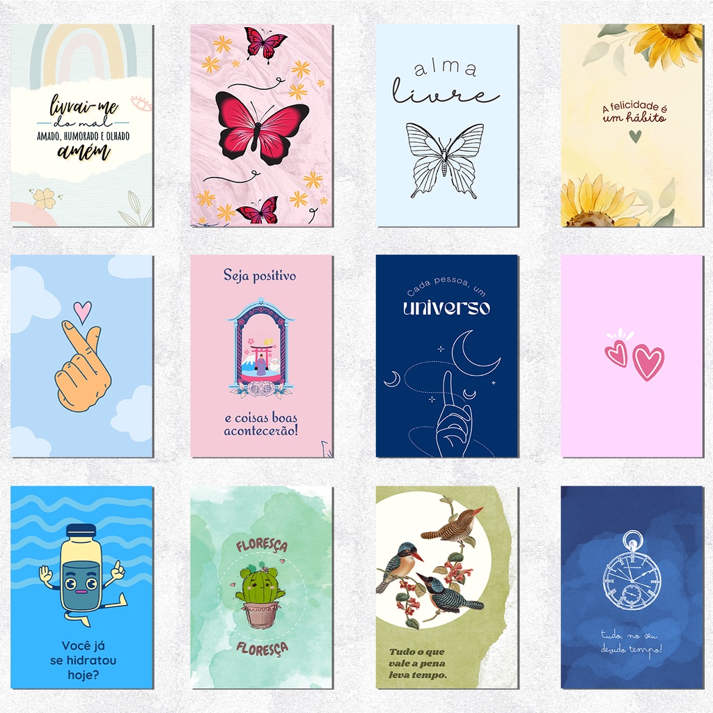 Quadros Placas Decorativas - Mensagens Motivacionais, Femininas 10x15