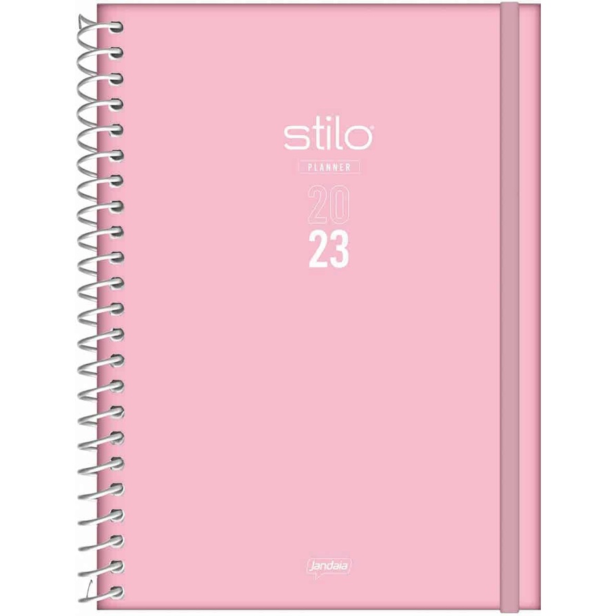 Agenda Planner Semanal 2023 Tom Pastel Capa Dura Jandaia Stilo Shopee