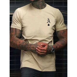 Camiseta Masculina A Espadas Cor Areia Confort