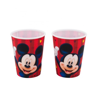 Jg 2 Copos Plástico Mickey 400ml Disney