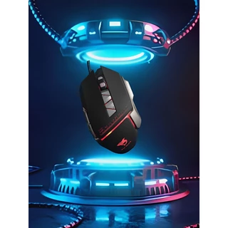 MOUSE GAMER RG-92 COM 3200DPI E C/ CHIP DE JOGOS DE ALTA PRECISÃO