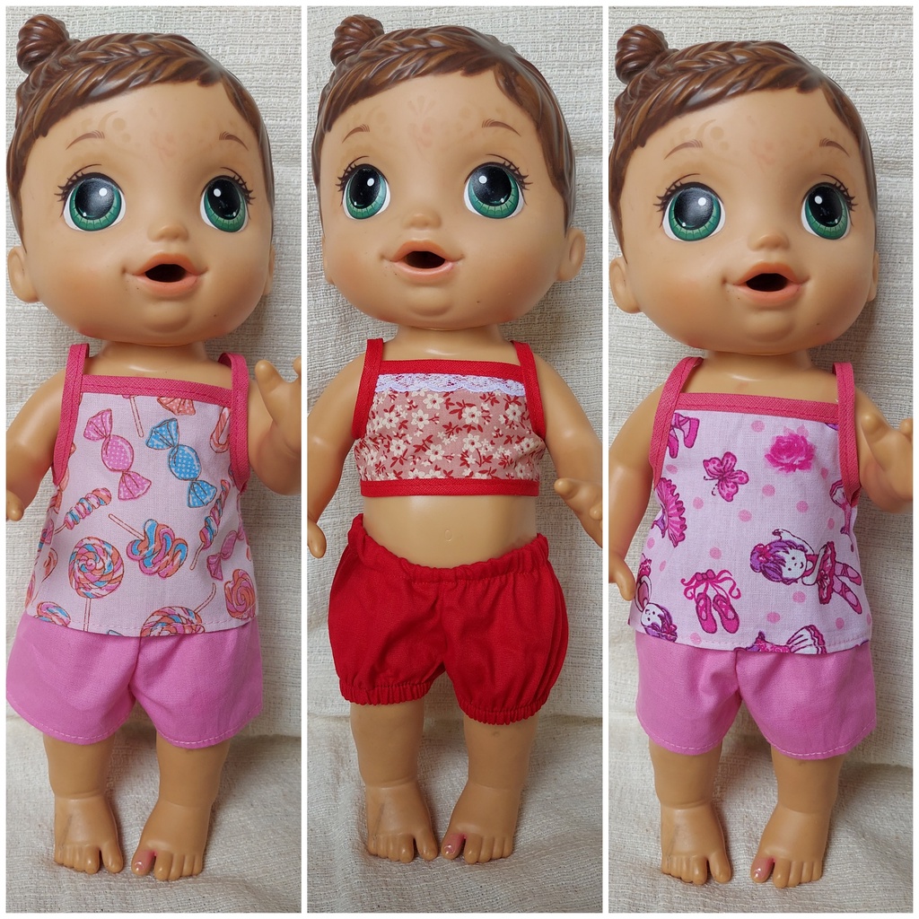 Roupa Baby Alive Roupa para boneca 30cm Vários modelos