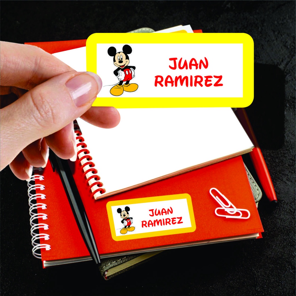 Kit Etiquetas Escolares Personalizadas
