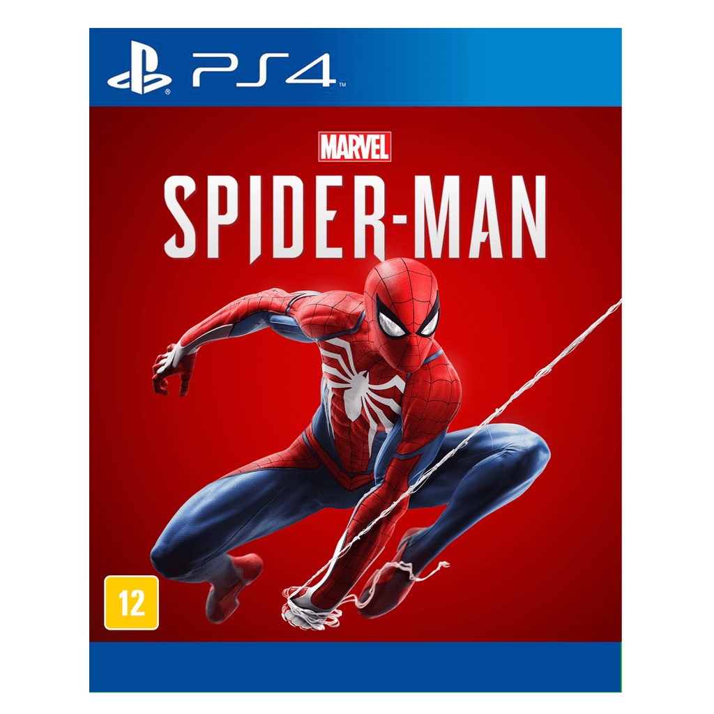 Porta jogos PS3/PS4/PS5 Spiderman (40 jogos e 2 controles