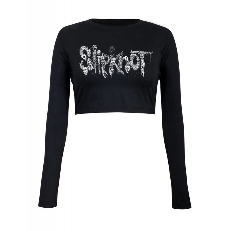 Slipknot - Cropped Manga Longa