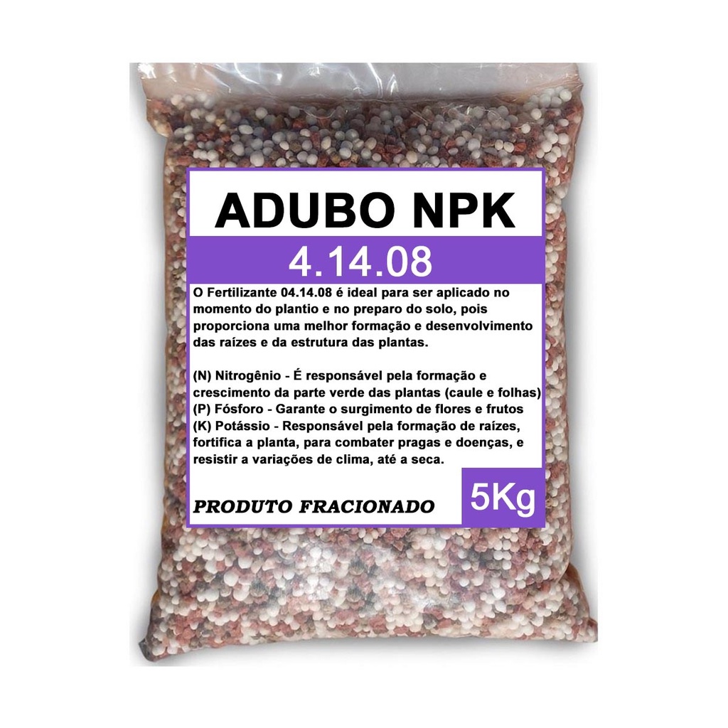 5 Kg - Adubo Fertilizante NPK 04.14.08 : : Casa