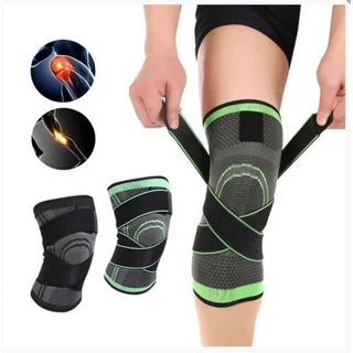 1 Par Joelheira De Compressão Com Faixa Elástica Alívio Dor No Joelho Patelar