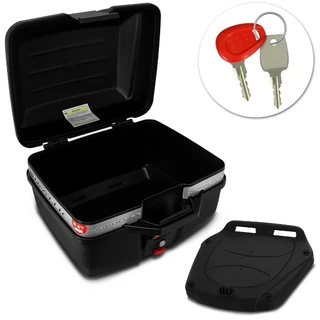 Bau Para Moto Bauleto Caixa Givi Monolock E27m Traffic Universal 27litros