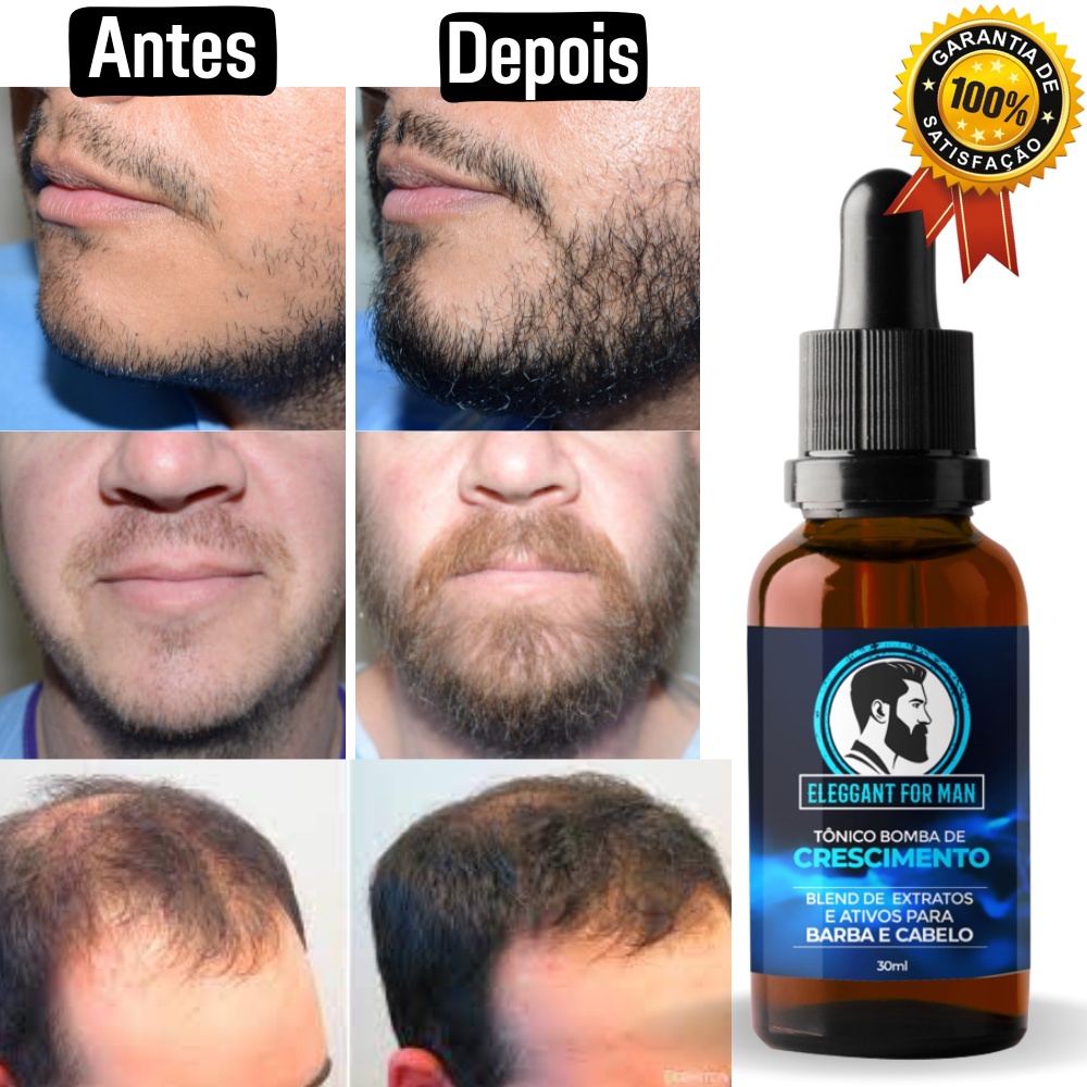 Produto para Crescer a Barba 10 Sobrancelha Shopee Brasil