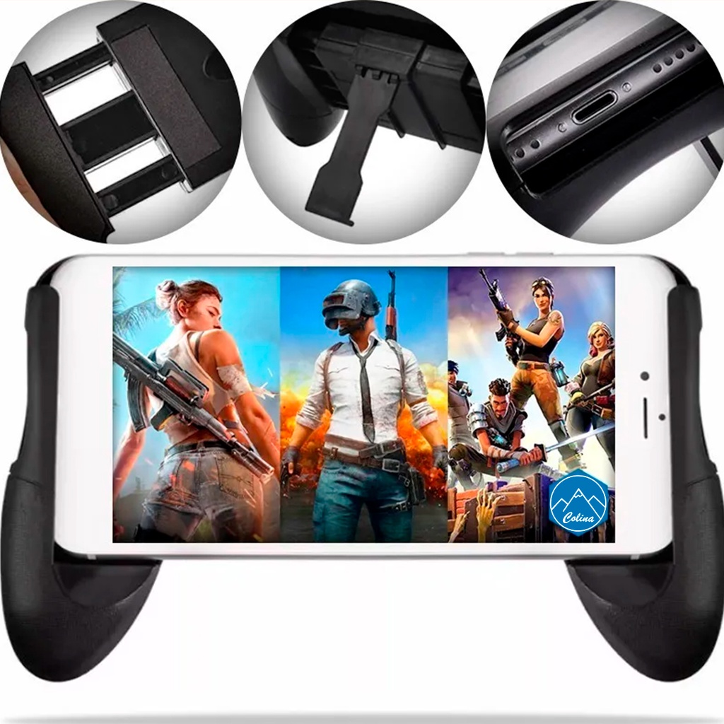 Gamepad Controle Celular Free Fire Smartphone Pubg Fortnite Mobile Oferta Pronta Entrega Envio imediato