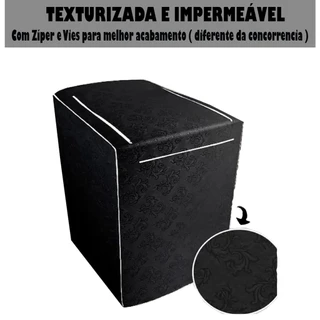 Capa Máquina De Lavar Impermeável Com Zíper