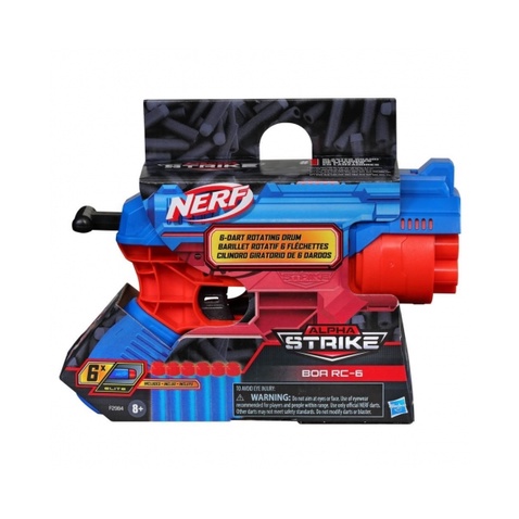 Lançador de dardos Nerf NERF ALPHA STRIKE BOA RC 6 F2985 arminha