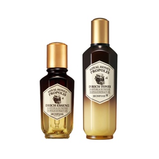 skinfood royal honey profolis enrich essence 50ml/toner 160ml