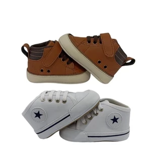 kit 2 pares sapatinho tenis bebê pronta entrega