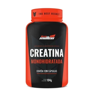 Creatina Monohidratada em Cápsula 120 Cápsulas New Millen