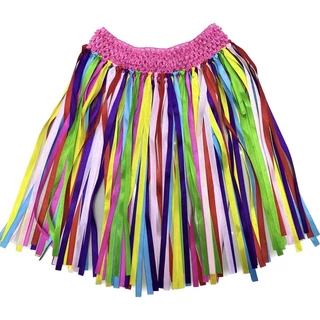 Saia Fita Carnaval Colorida Festa Cetim Arco-íris