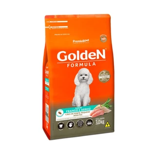 Ração Golden Fórmula Mini Bits Cães Adultos Raças Pequenas Frango e Arroz 3kg