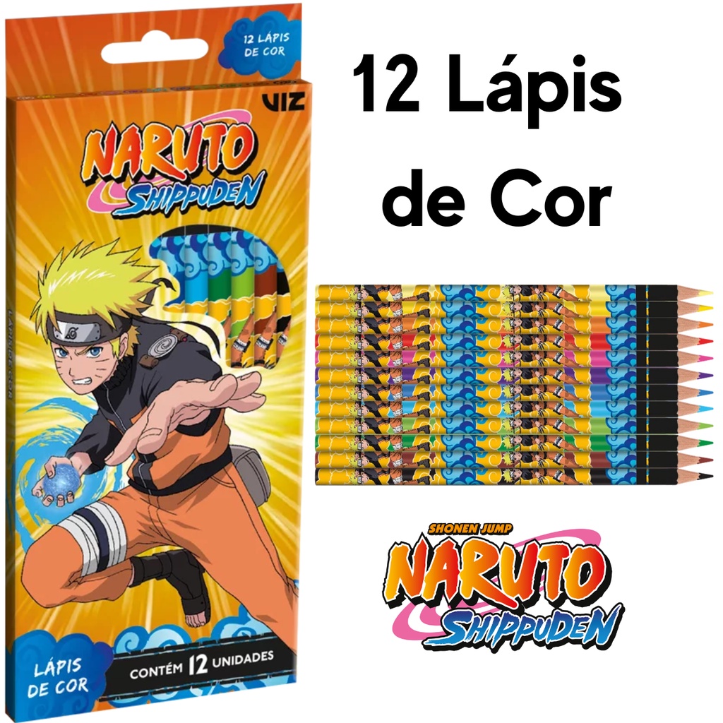 Lápis de cor Tris Naruto