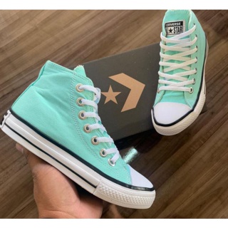 All Star Cano Alto Preto., Tênis Feminino All Star Usado 35905755