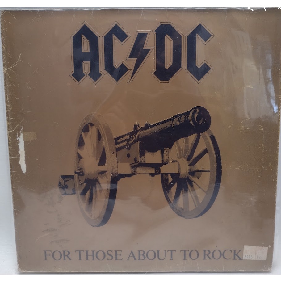Lp Ac/dc For Those About To Rock - Vinil Importado | Shopee Brasil