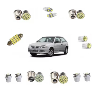 Kit Lampada Led Gol G2 G3 G4 Placa Painel Teto Re Lanterna