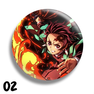 Bottom Kimetsu no Yaib: Demon Slayer Zenitsu Button 3,5 cm