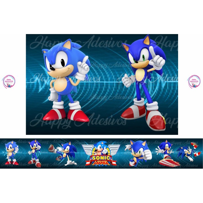 Adesivo de parede Sonic Mania