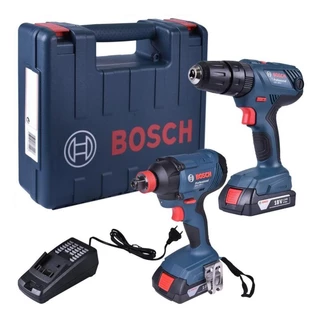 Furadeira Parafusadeira 18v Gsb + Chave Impact 18v Gdx Bosch
