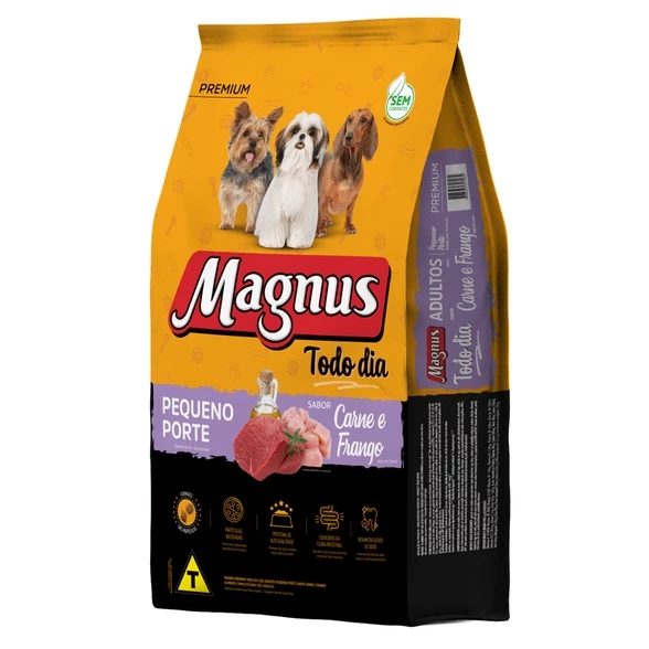 Imagem do produto Ração Magnus Todo Dia Adulto Raça Pequena 10,1 kg no catálogo Master Pet