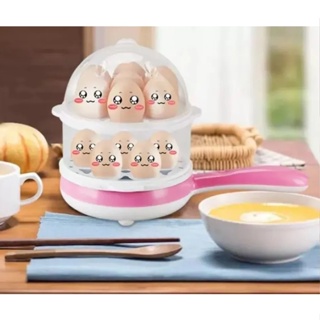 Cozedor De Ovos Elétrica Cozinha Ovos E Legumes Vapor Dois Andares  110v vijodi