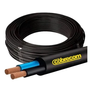 20 METROS CABO PP 2x2,5MM FIO ELETRICO 2 CONDUTORES/VIAS COBRECOM 100% 500V ORIGINAL