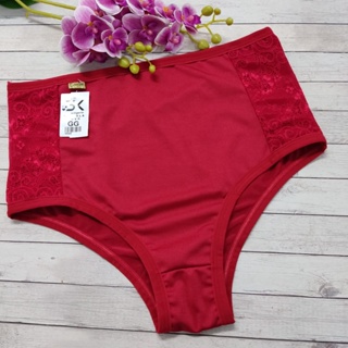kit 5 calcinha calçola senhora cintura alta hot pants REGULAR e PLUS SIZE conforto (KIT 5 VOVÓ)