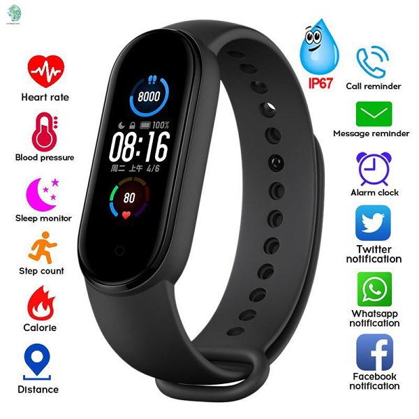 Relogio Inteligente Bluetooth MI5 MI6 Smartwatch Esportivo MI5 MI6 Shopee Brasil