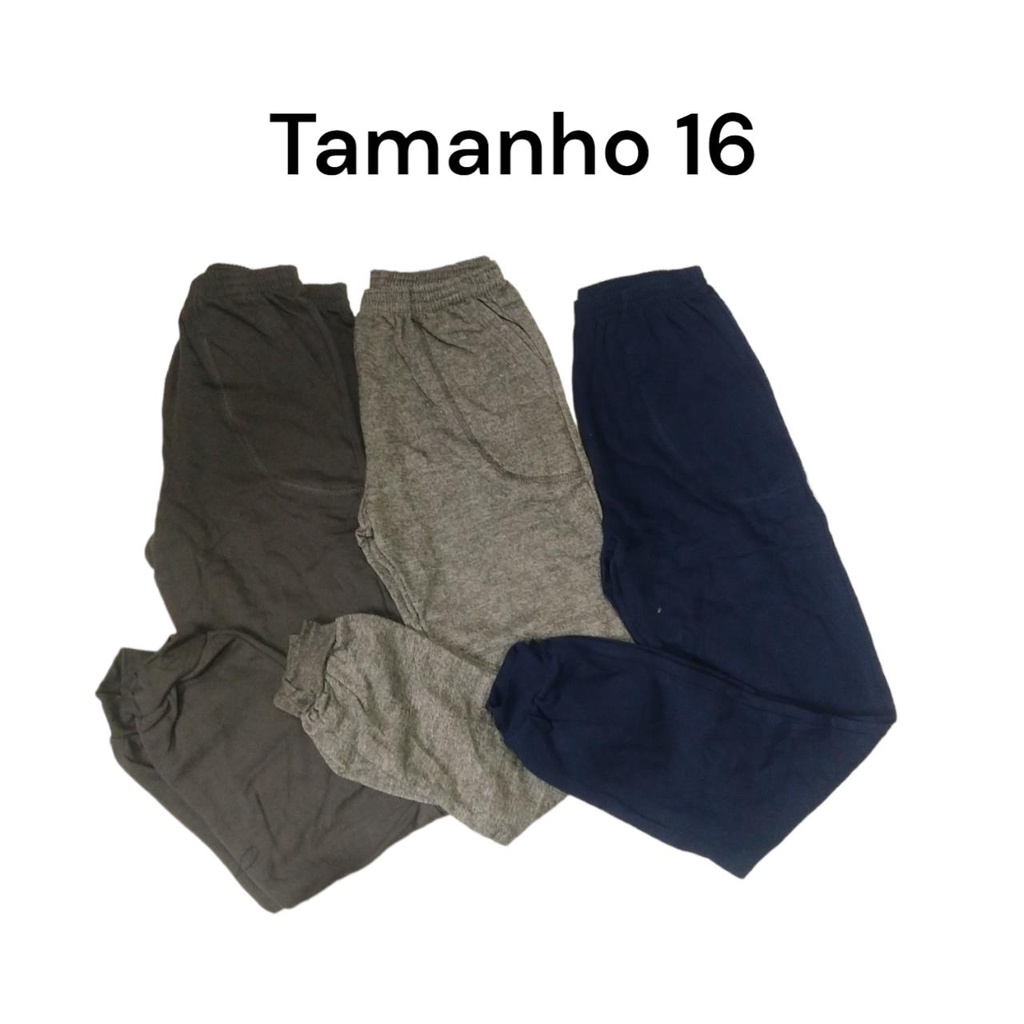 Calça Moletom Infantil com Estampa do Minecraft - Tam 5 a 14 anos