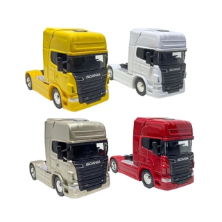 Miniatura Metal Caminhão Scania Toco V8 R730 Escala 1/64
