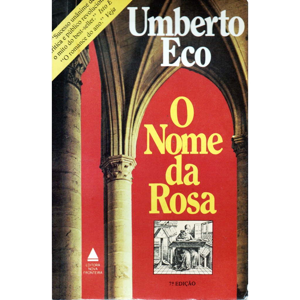 Livro O Nome Da Rosa, Umberto Eco | Shopee Brasil