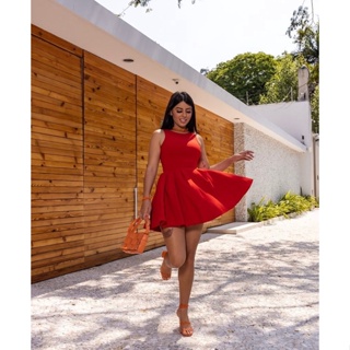Vestido Curto Festa Rodado Princesa Blogueira Moda Instagram